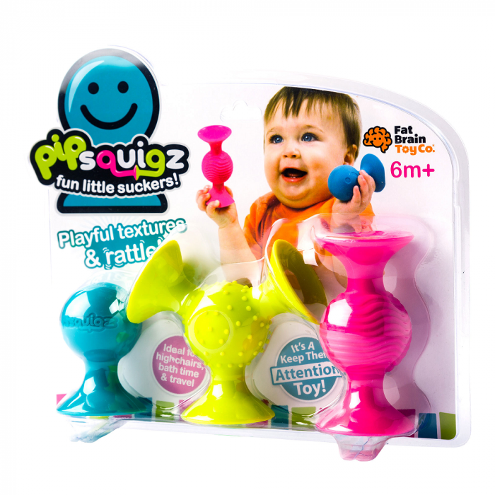 Pip Squigz Rattle 3pk by Fat Brain Toys