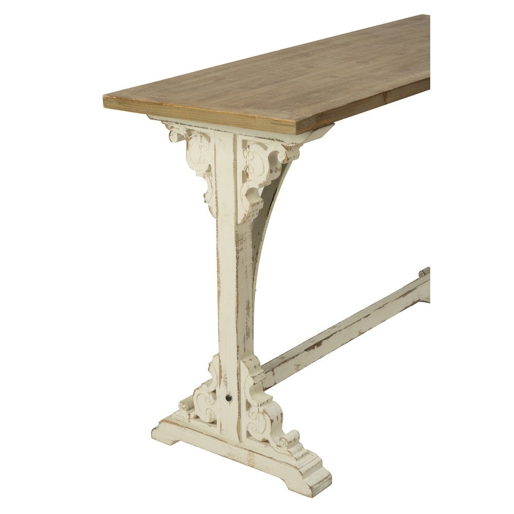 Wood Console Style Table