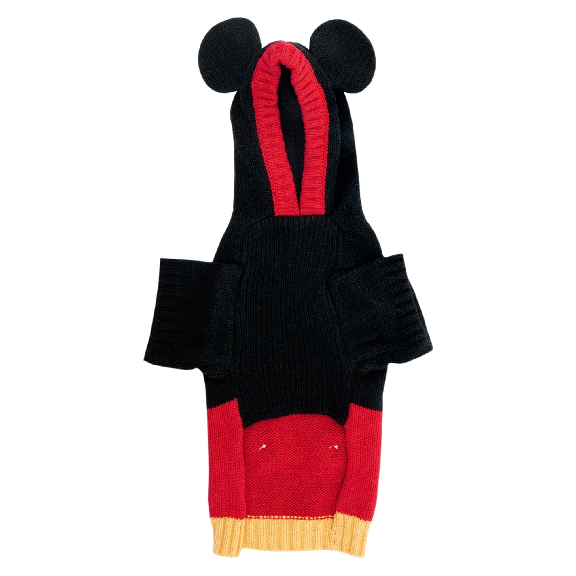 Harry Barker Black Classic Mickey Ear Dog Sweater， X-Small