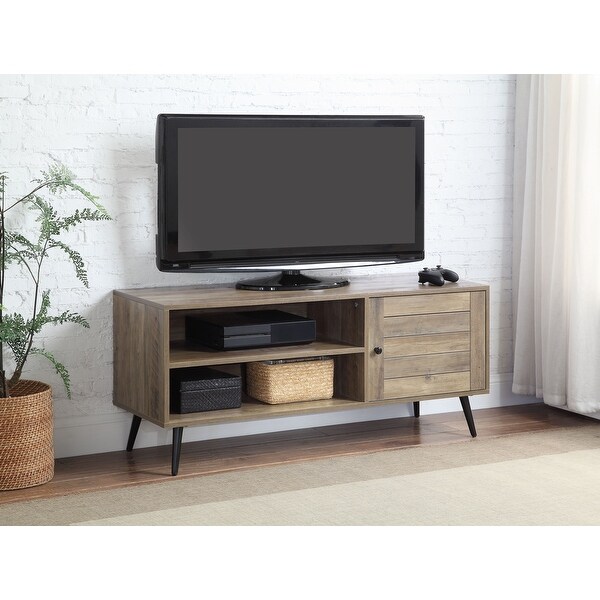 47'' Industrial Baina II Wooden TV Console TV Stand with ShelfandCabinet TV Cabinet Entertainment Center