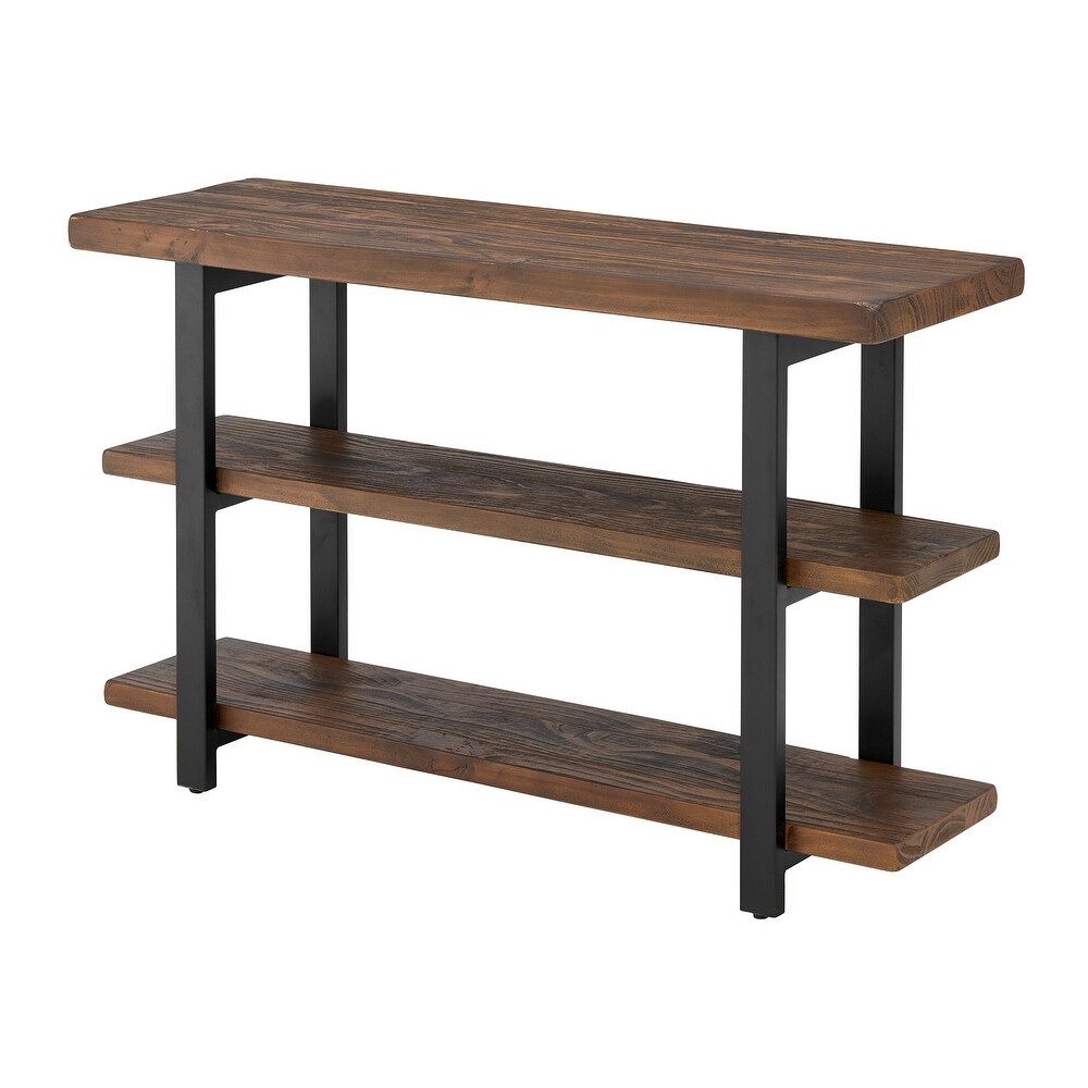 Carbon Loft Lawrence Rustic Media Console