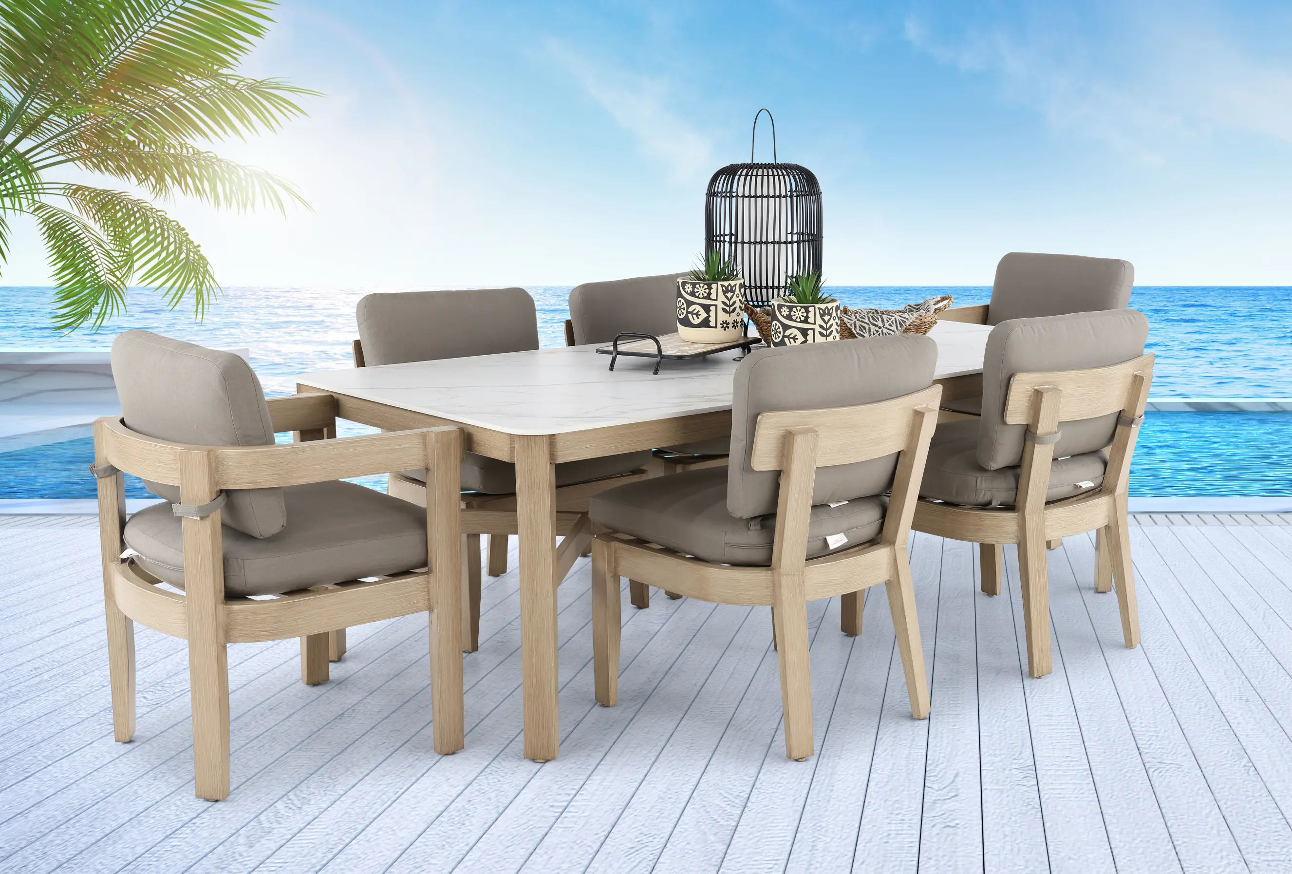 Sonata 7 Piece Patio Dining Set