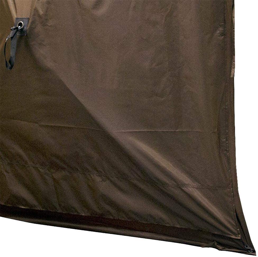 Clam Wind and Sun Panel Attachment for Traveler， Venture， and Escape Screen Shelter Canopy Tent， Accessory Only， Brown (3 Pack)