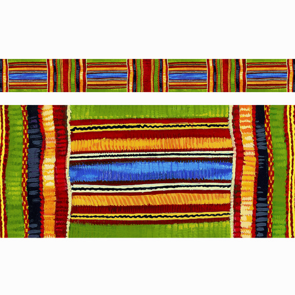 Trend Enterprises T 85092 Kente Cloth Borders Stra...