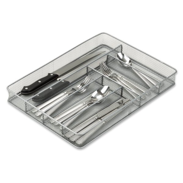 YBM Home 6-part Mesh Stainless Steel In-drawer Organizer