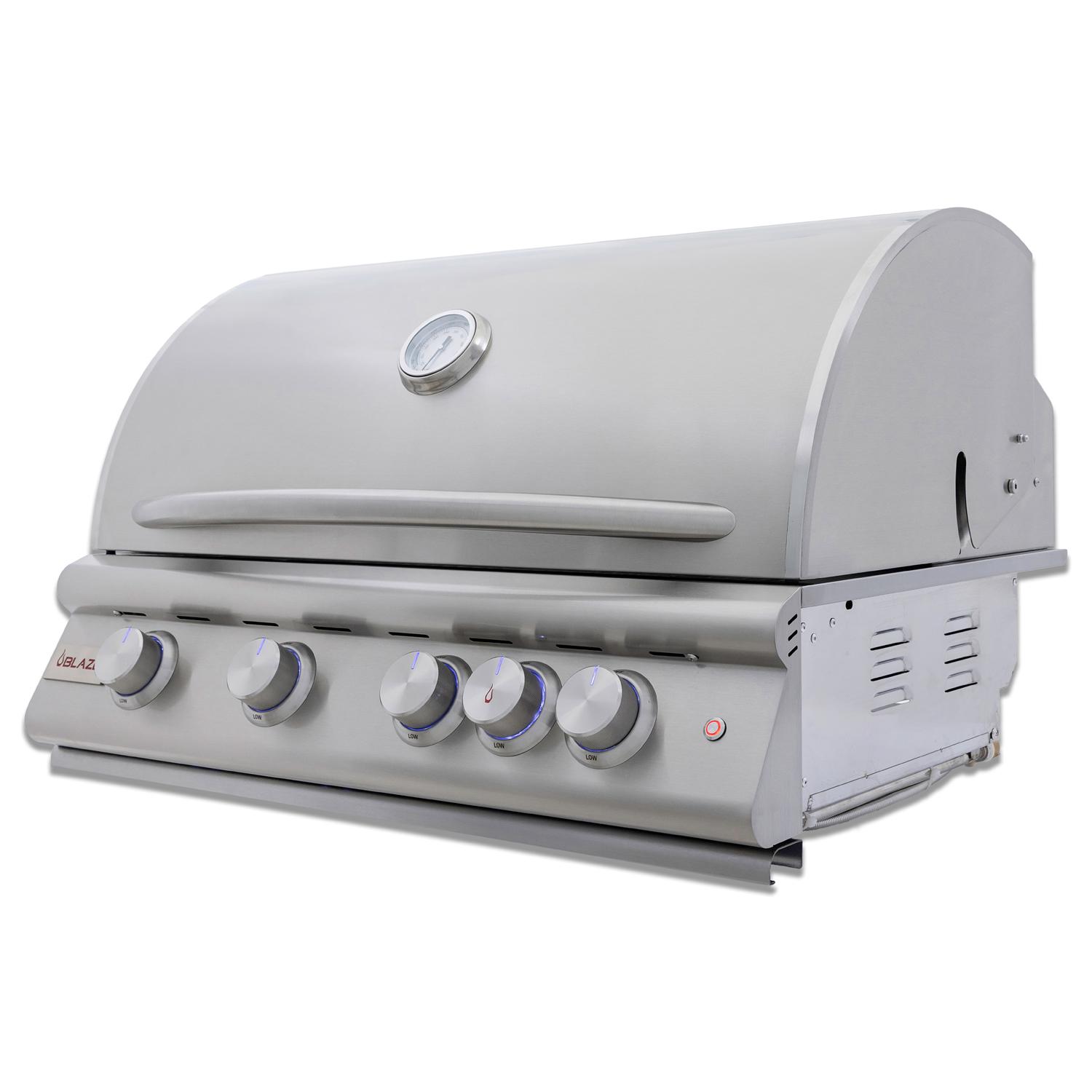 Blaze Grills BLZ4LTE3NG Blaze 32-Inch 4-Burner Premium Lte+ Gas Grill With Rear Burner And Built-In Lighting System, With Fuel Type - Natural Gas