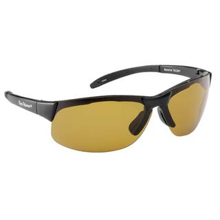 Flying Fisherman Maverick Polarized Sunglasses in Black Frame with Yellow Amber Lens 7812BY