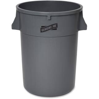 Genuine Joe 44 Gal. Gray Plastic Waste Container GJO11581