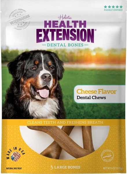 Health Extension Cheese Flavored Dental Dog Treats