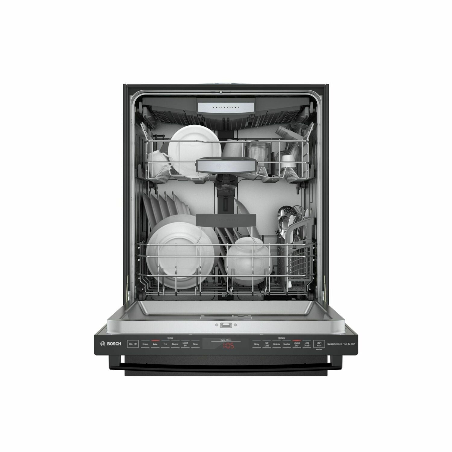 Bosch SHX878ZD6N 800 Series Dishwasher 24'' Black Shx878Zd6N