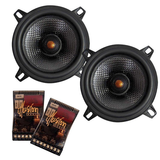 Carbon Series Coaxial Speaker Kit Pair