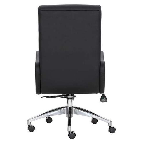 Patterson Black and Silver Office Chair