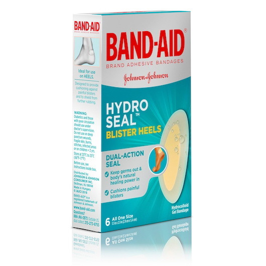 Band Aid Hydro Seal Blister Heels  6 Count  4 per ...