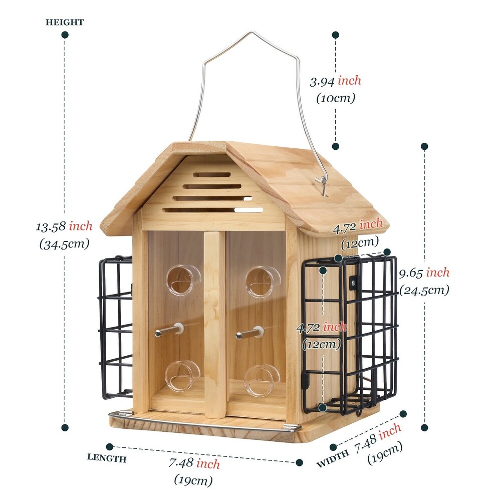 Bird Feeder for Outside  Hanging Wild Birdfeeder