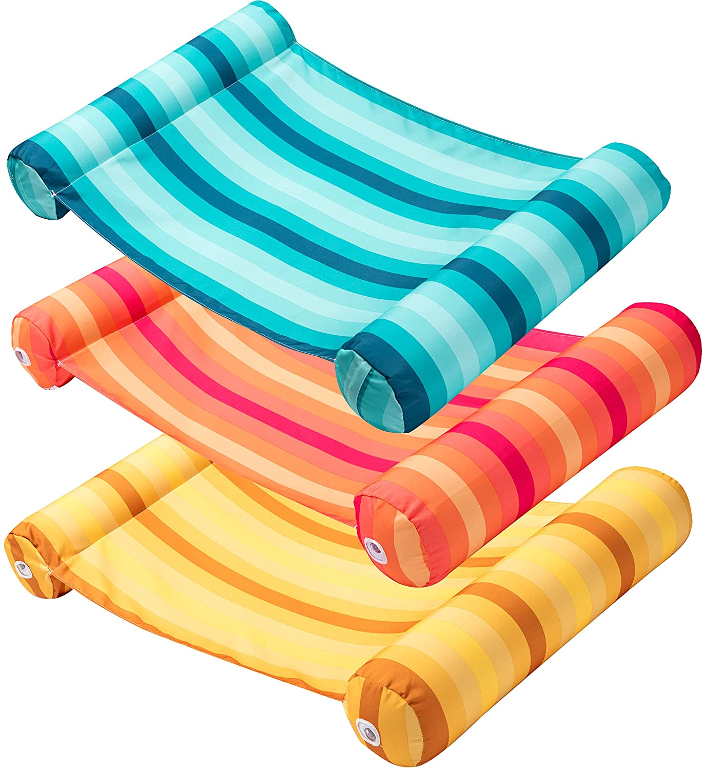 Clearance - 4-in-1 Hammock Inflatable Pool Float, 3 Pack