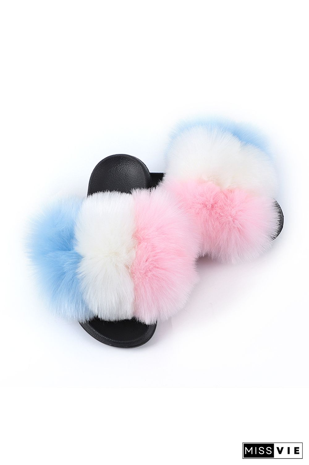 Colorful Fluffy Home Slippers Wholesale