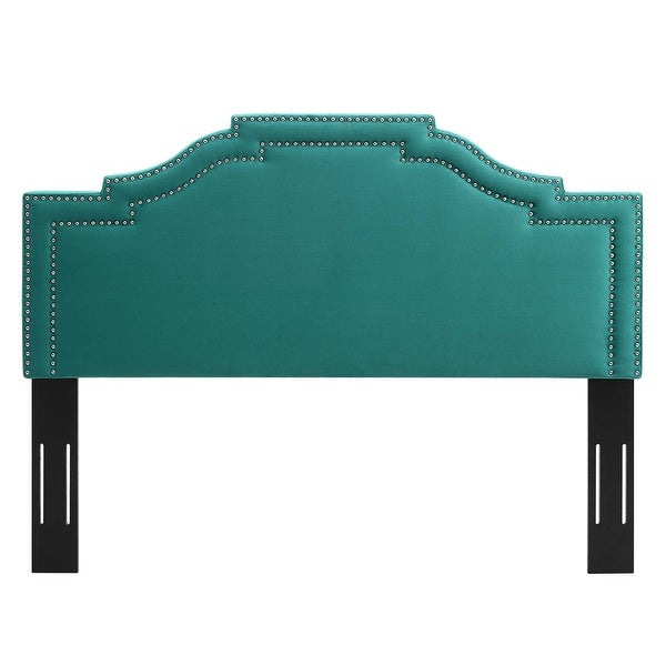 Lucia King/California King Performance Velvet Headboard - - 33066604