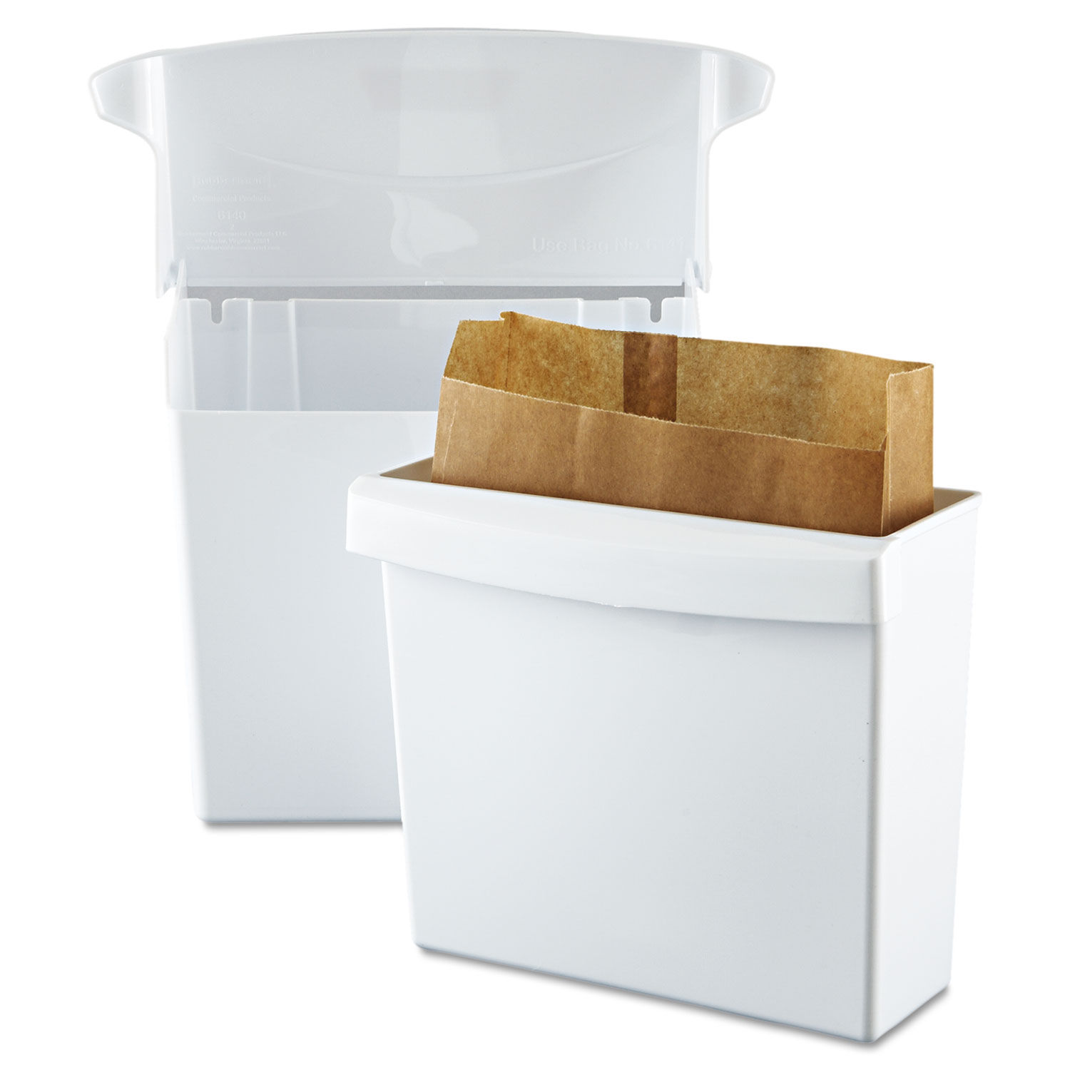 Sanitary Napkin Receptacle with Rigid Liner by Rubbermaidandreg; Commercial RCP614000