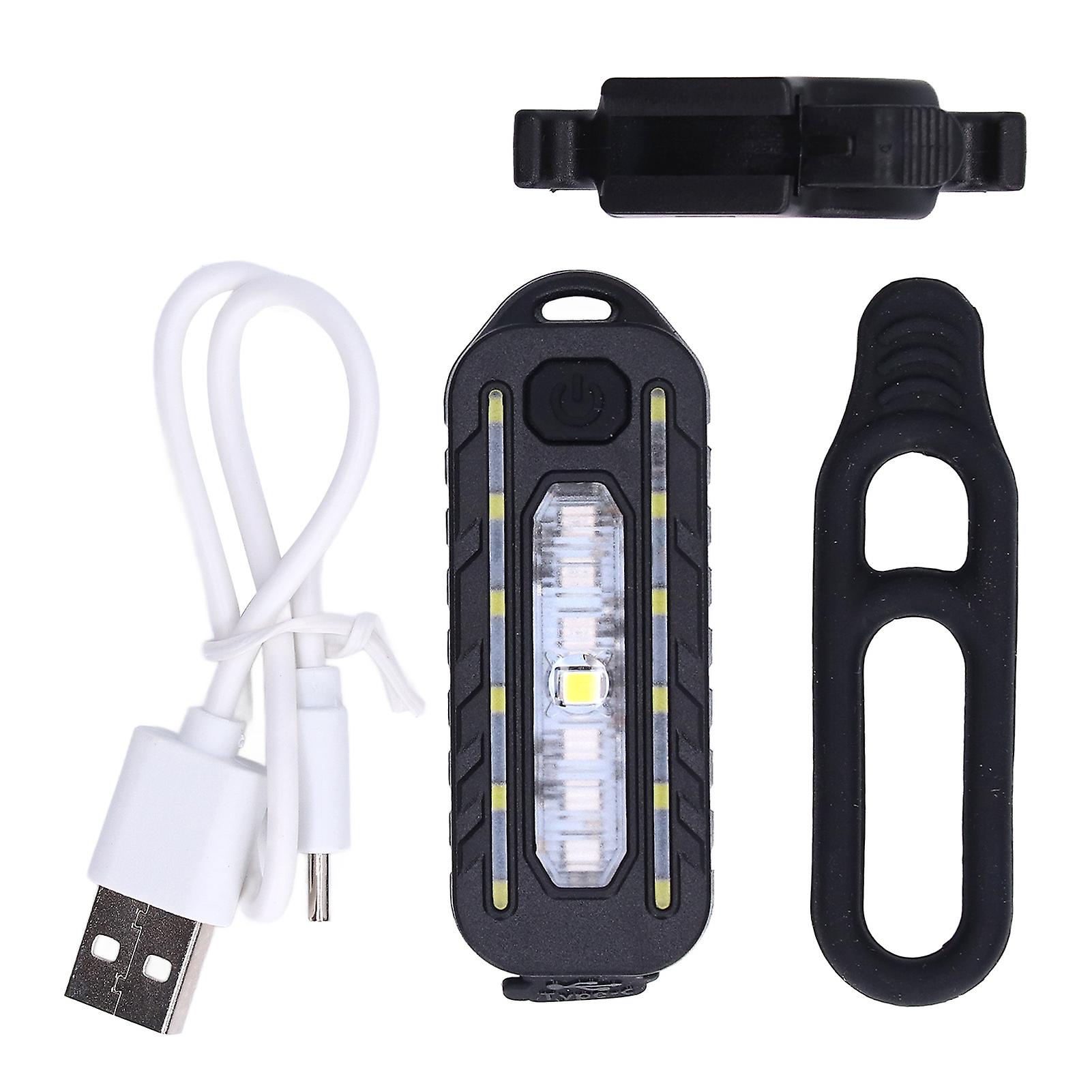 Multifunction Red Blue Warning Light Usb Charging Tail Light Led Waterproof Shoulder Lamp