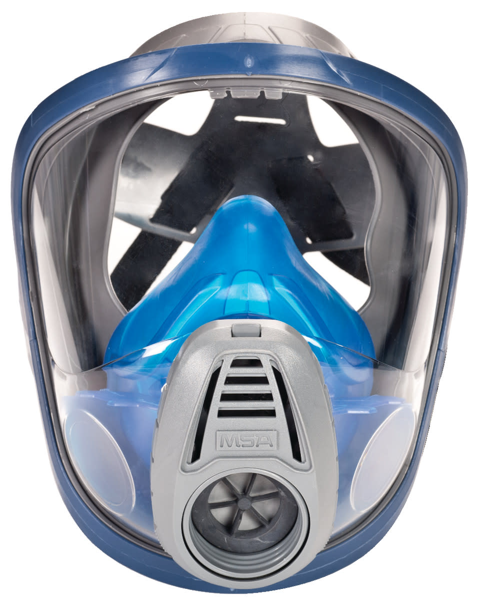 MSA Advantage 3200 Full Face Mask Respirator Facepiece with Rubber Harness Medium ;