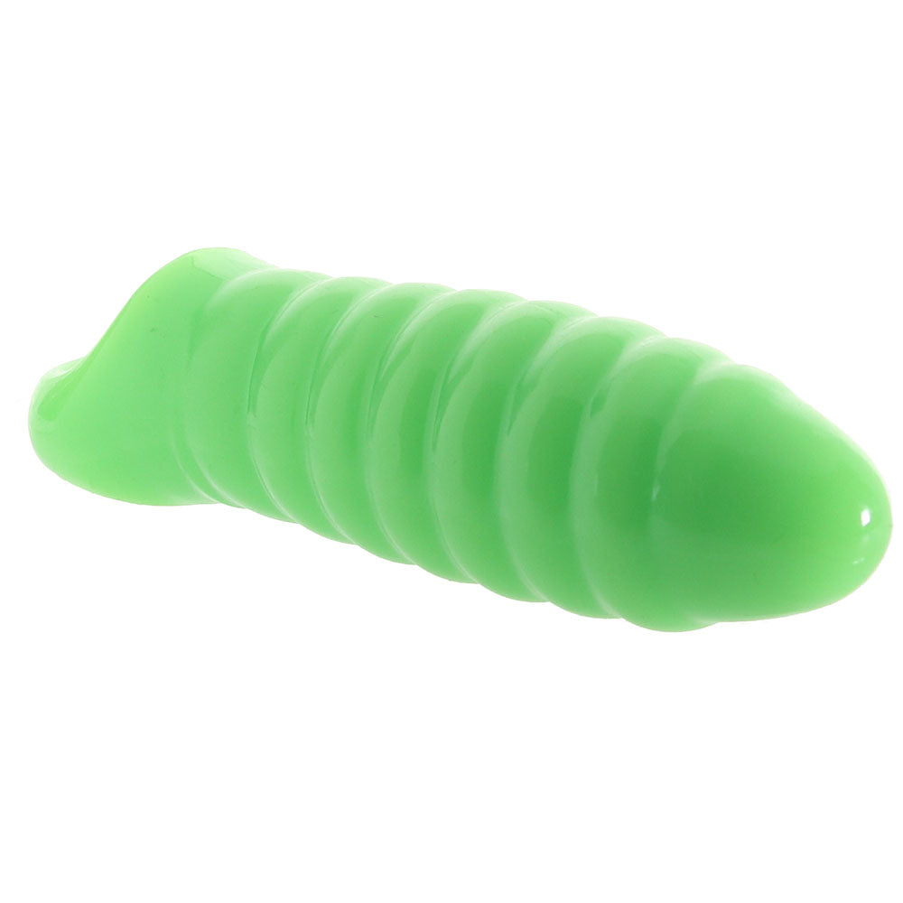 Ouch! Glow In The Dark Thick Swirl Penis Sleeve