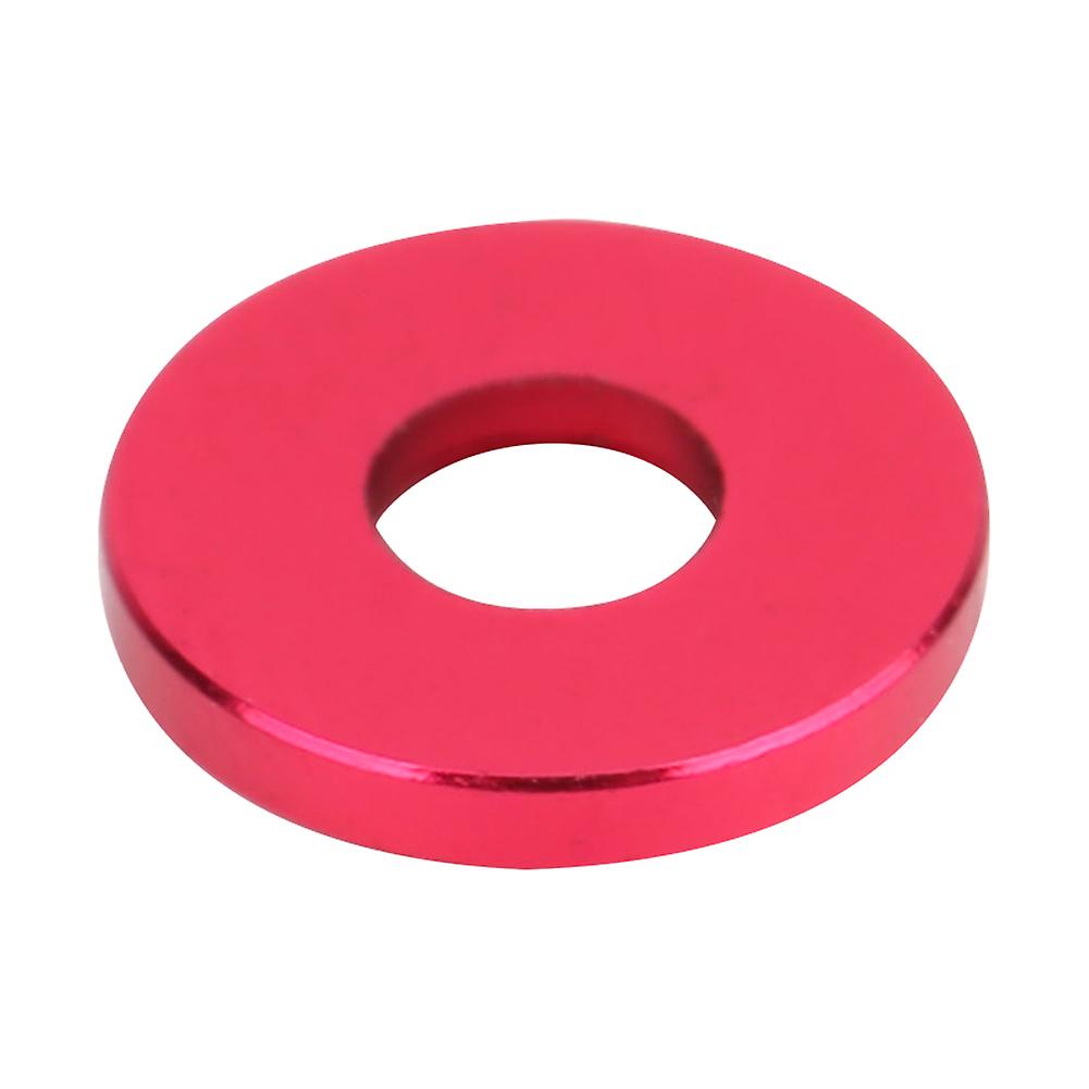 20pcs 6061 Aluminum Alloy Screw Washer Gasket For M3 Hex Socket Screwshot Pink