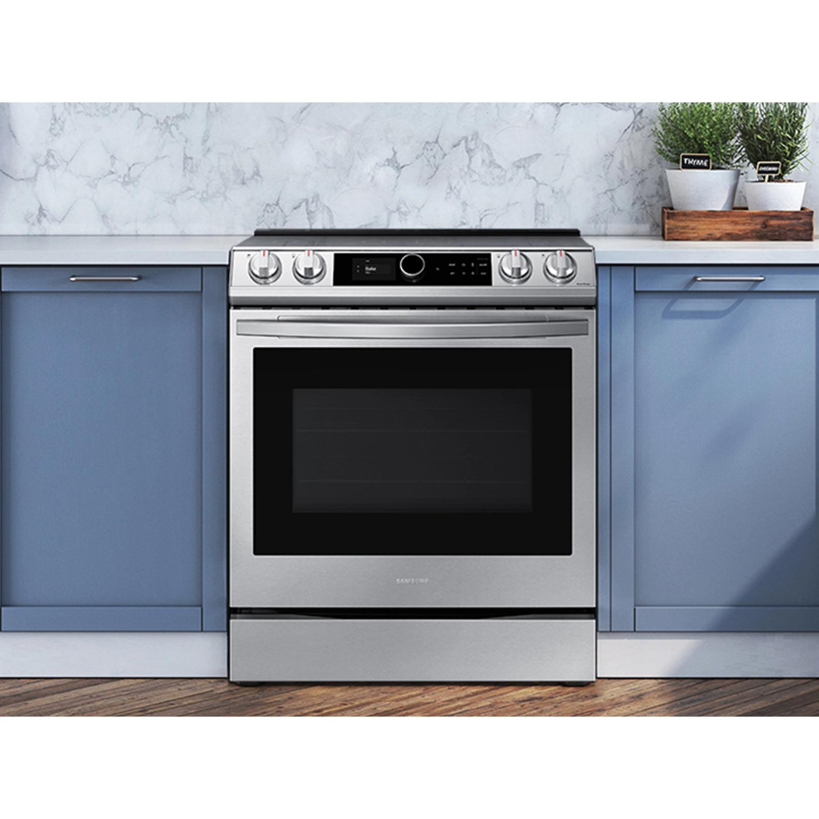  30-inch Slide-in Electric Range with Wi-Fi Connectivity NE63T8711SS/AC