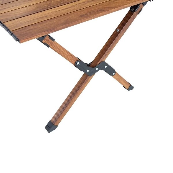 Folding Outdoor Table with Carrying Bag，Lightweight Rectangular Table