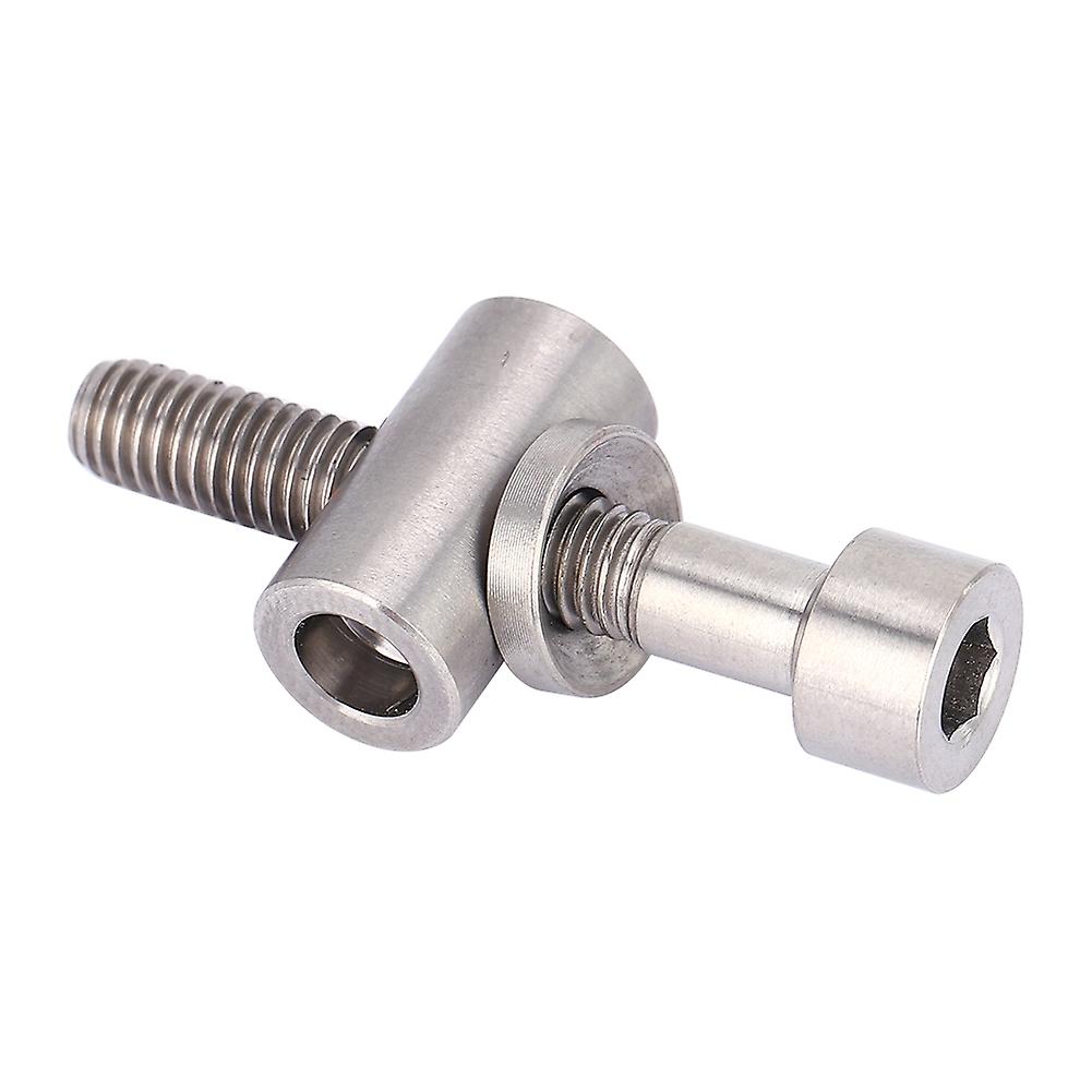 M5x30/35/40mm Titanium Alloy Bicycle Seatpost Fixed Bolt Round Head Screw (titanium M5x30)