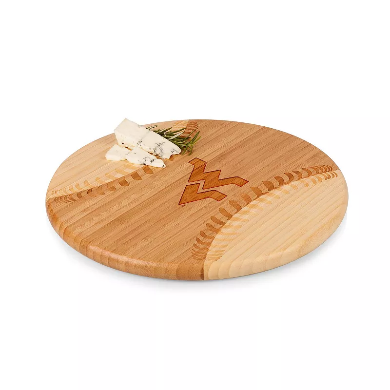 Picnic Time West Virginia Mountaineers Home Run! Baseball Cutting Board and Serving Tray