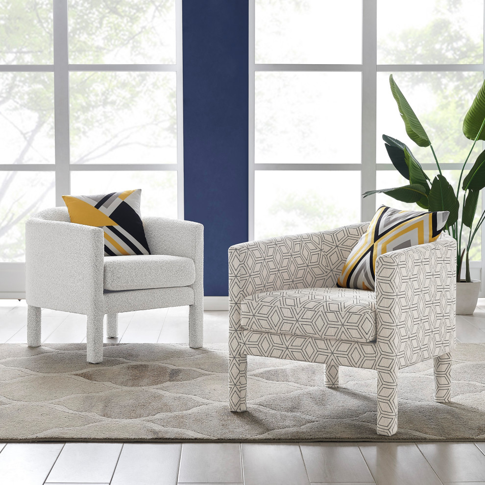 Jennifer Fabric Accent Arm Chair   Transitional   Armchairs And Accent Chairs   by New Pacific Direct Inc.  Houzz