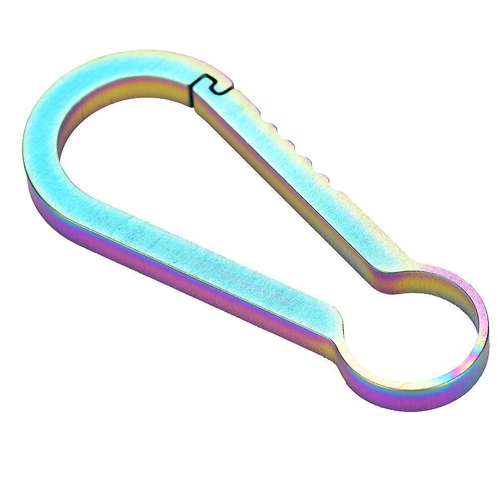 Multifunctional Carabiner Hiking Locking Buckle Key Ring Outdoor Sports Accessory(multicolor)