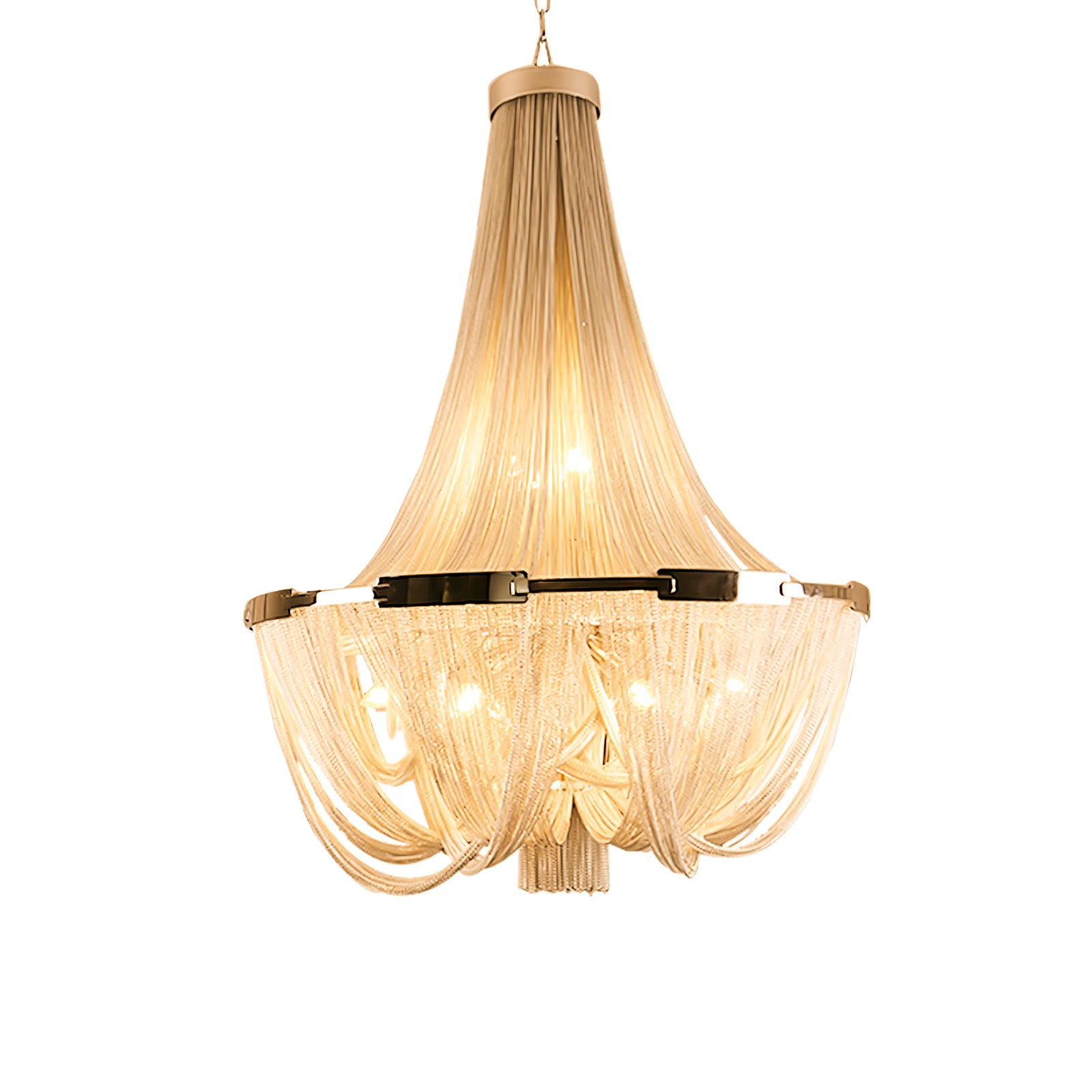 Tassel Aluminum Chain Chandelier