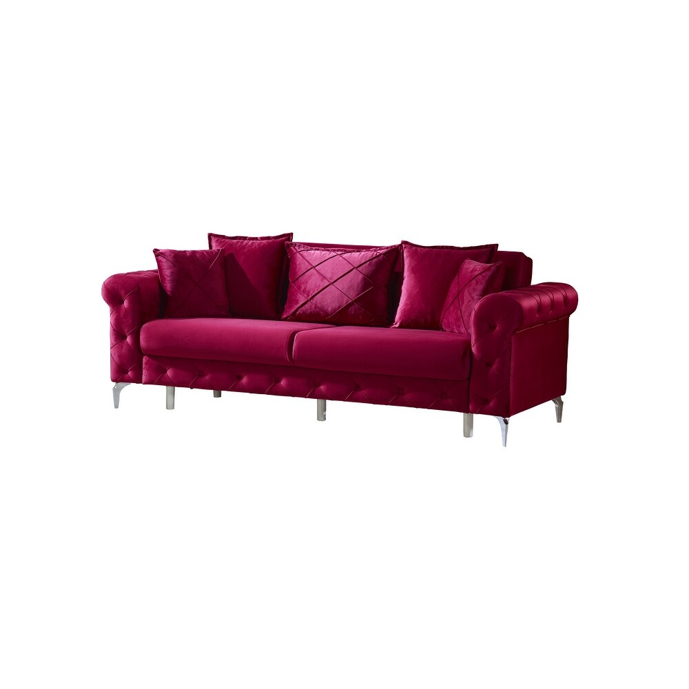 Riv Modern Two Sofa And One Love Seat Living Room Set