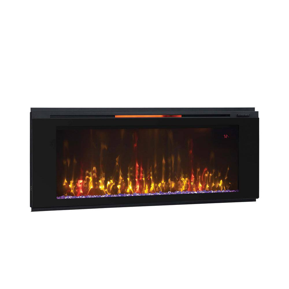 Classic Flame Helen 48 in. Wall-Mount Electric Fireplace in Black 48HF320FGT