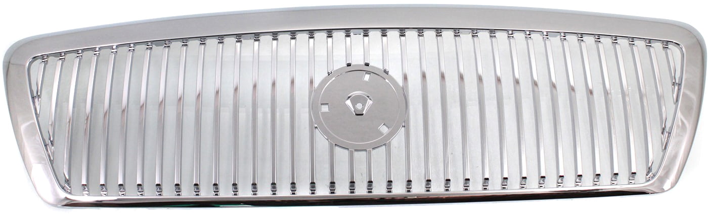 Grille Assembly Compatible With 2003-2005 Mercury Grand Marquis Chrome Shell and Insert