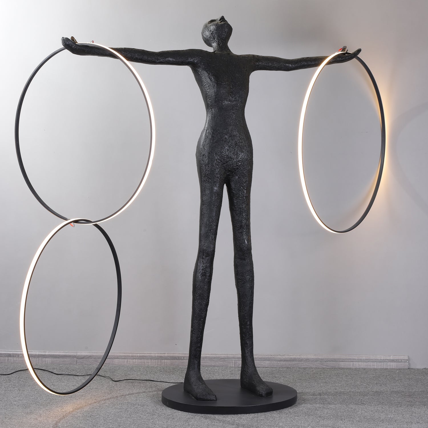 Trinity Life Sculpture Floor Lamp