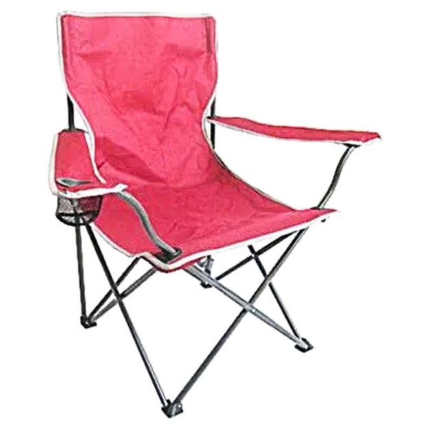 Four Seasons Courtyard Oc500s v Self Enclosing Lightweight Quad Chair With Cupholder For Camping Sporting Events And Tailgating Blue 6 Pack