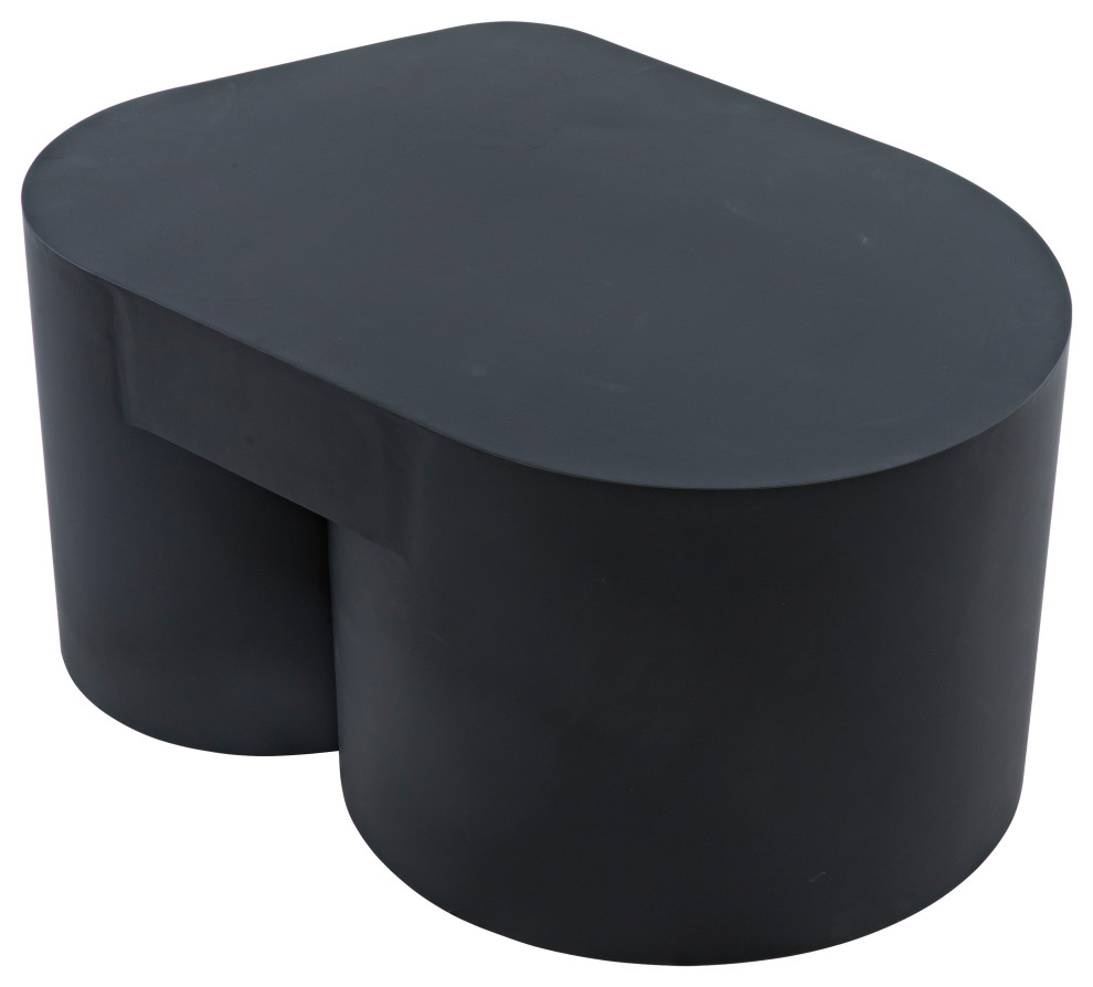 Bain Coffee Table  Black Metal   Industrial   Coffee Tables   by HedgeApple  Houzz