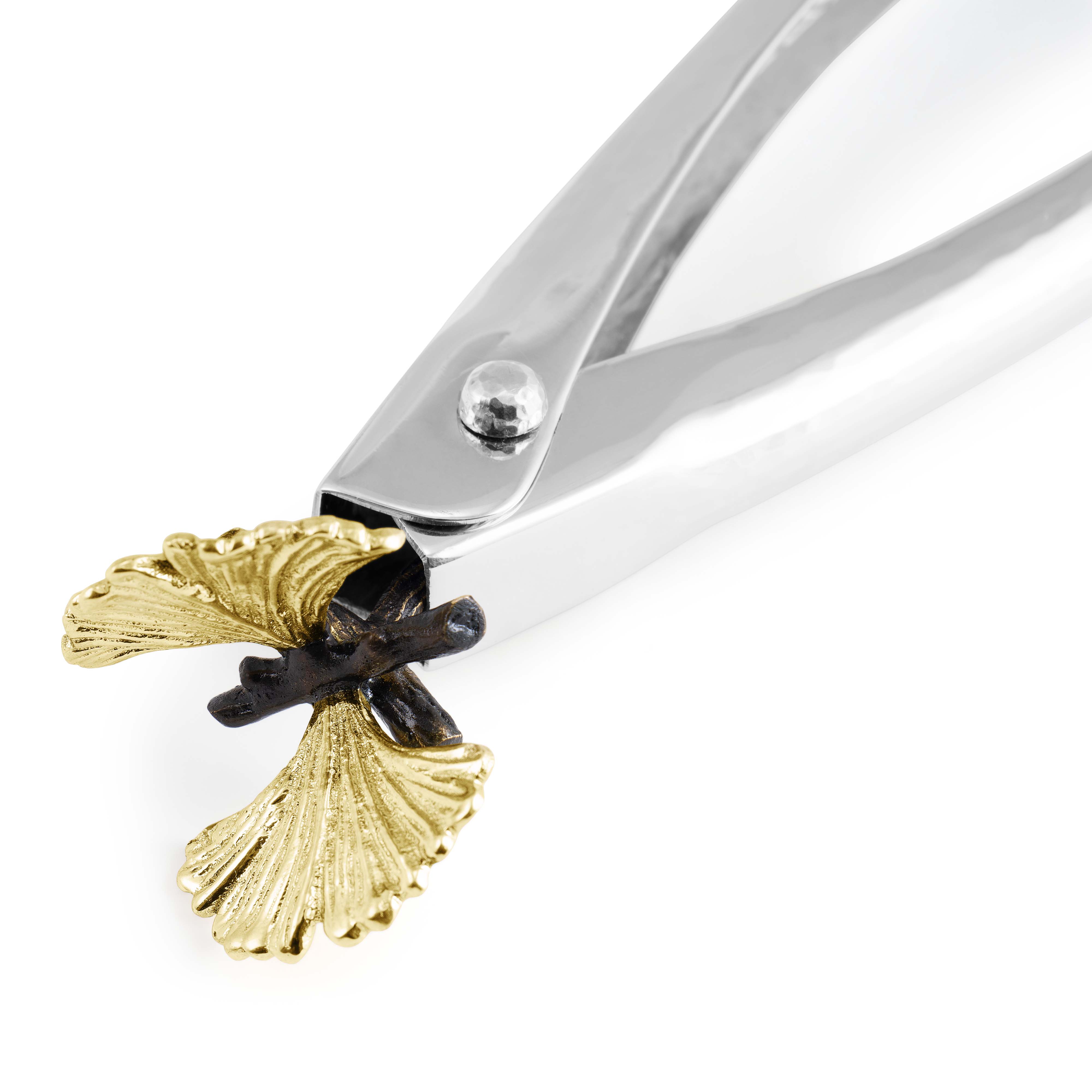 Butterfly Ginkgo Lock Spring Tongs