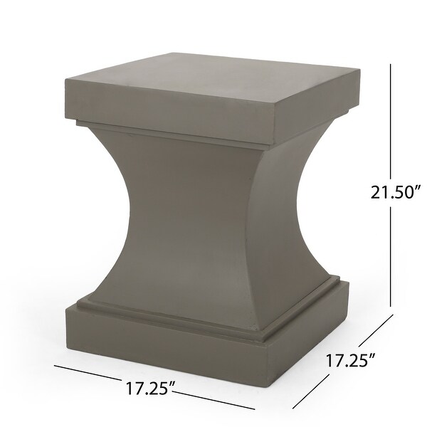 Smooth Look Outdoor Lightweight ConcreteSide Table