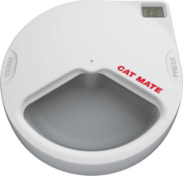 Cat Mate C300 Automatic Dog and Cat Feeder， 3-cup