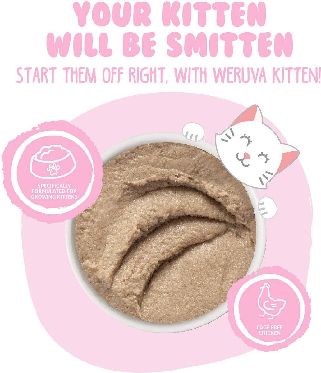 Weruva Pate Kitten Chicken Breast Formula In A Hydrating Puree Grain F