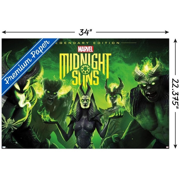 Trends International Marvel Midnight Suns Legendary Key Art Unframed Wall Poster Prints