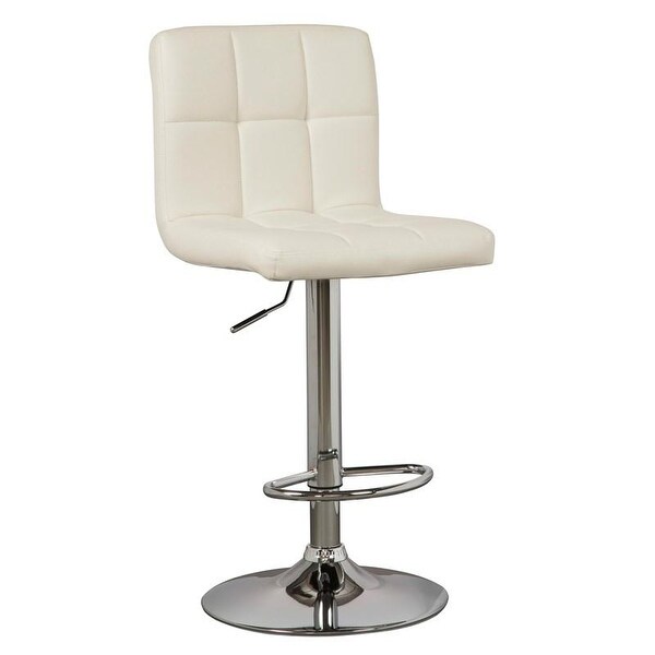 White Counter Bar Pub Height 360 Degree UPH Swivel Barstool (6 Pack) - 16.25 In. W X 45.0 In. H X 18.0 In. D