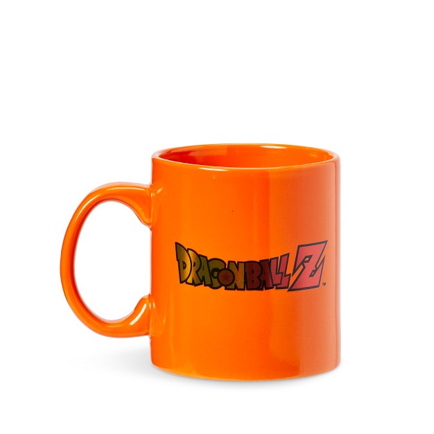 Dragon Ball Z Dragon Ball Z Kame Kanji And Logo Orange Ceramic Mug