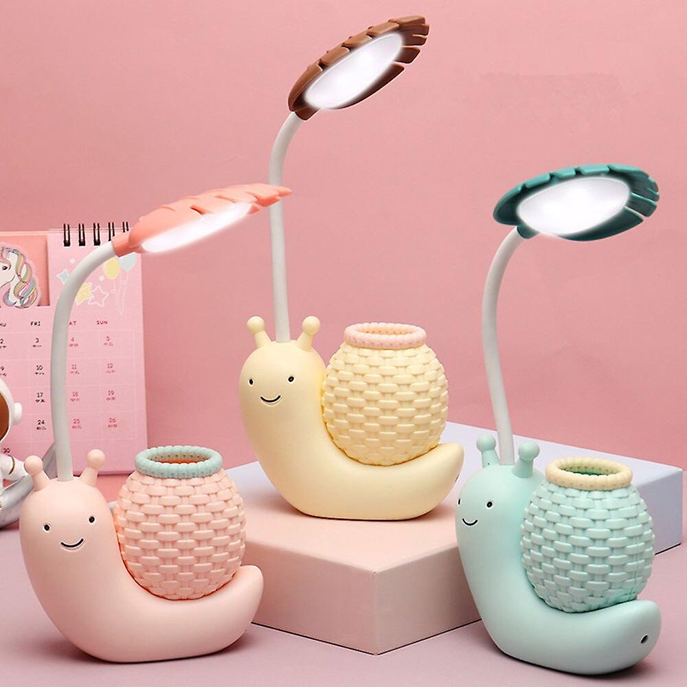 Cartoon Snail Desk Lamp Reading Lamp Folding Bedside Lamp