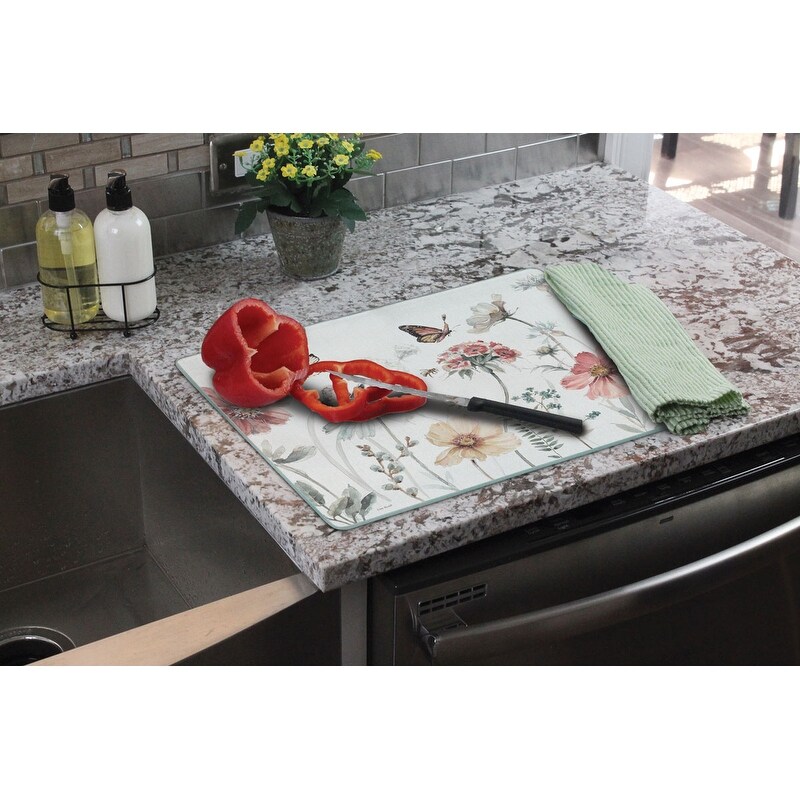 Counter Art Glass Cutting Board / Counter Saver 12\