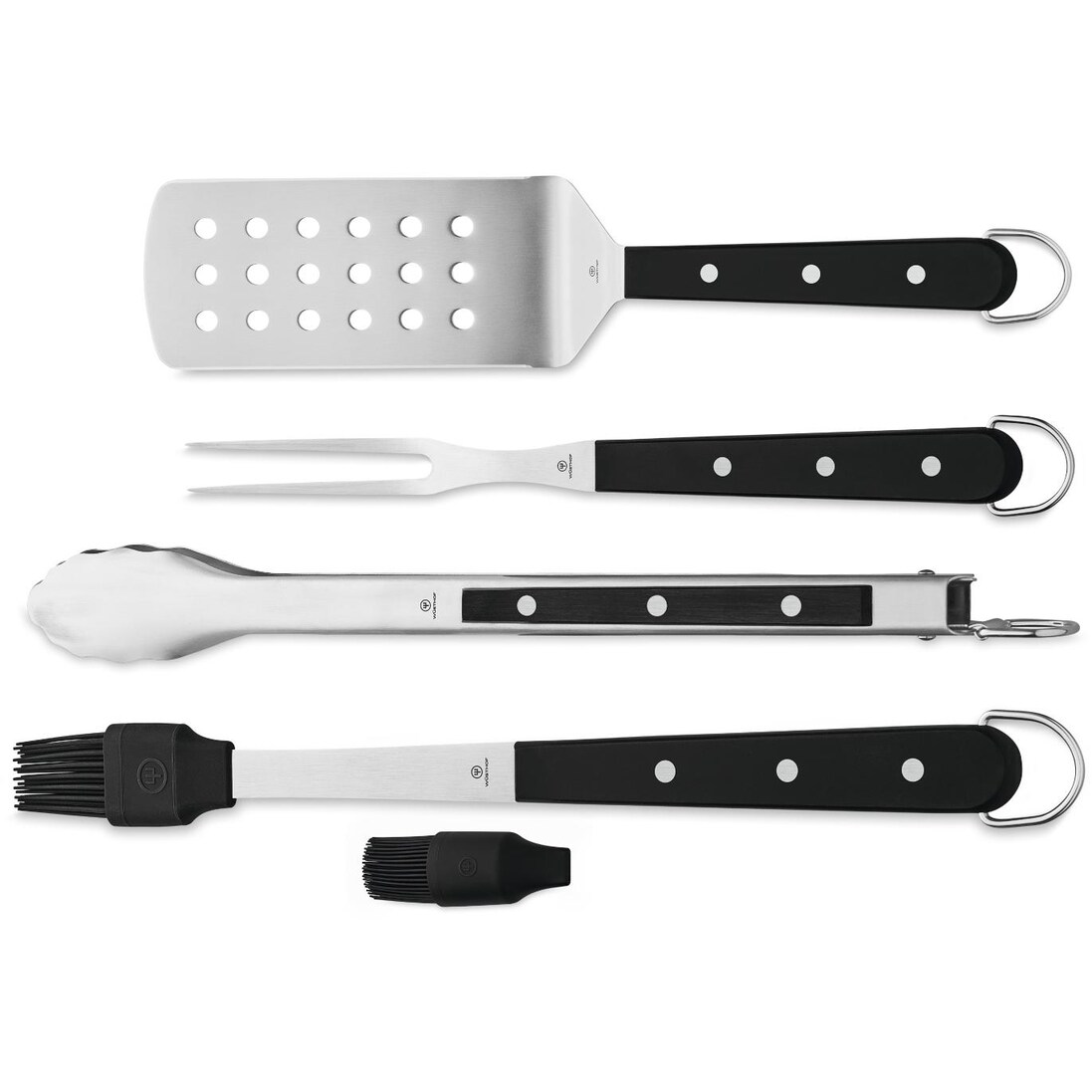 Wusthof Outdoor 4-Piece Stainless Steel BBQ Tool Set