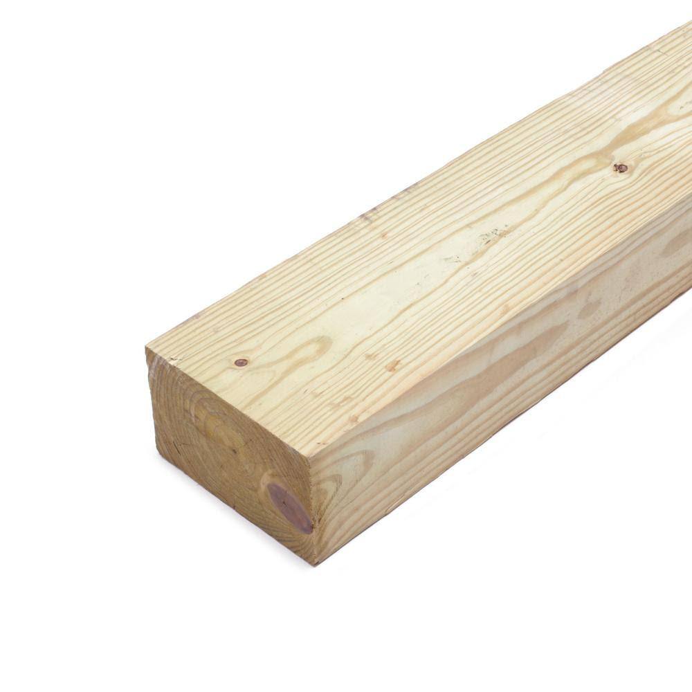 4 in. x 6 in. x 8 ft. #2 Pressure-Treated Timber 259270